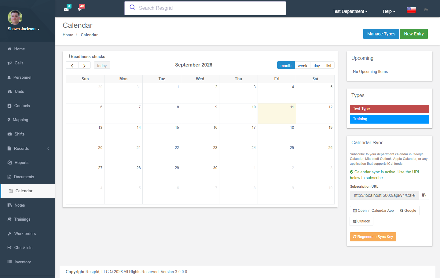 Calendar