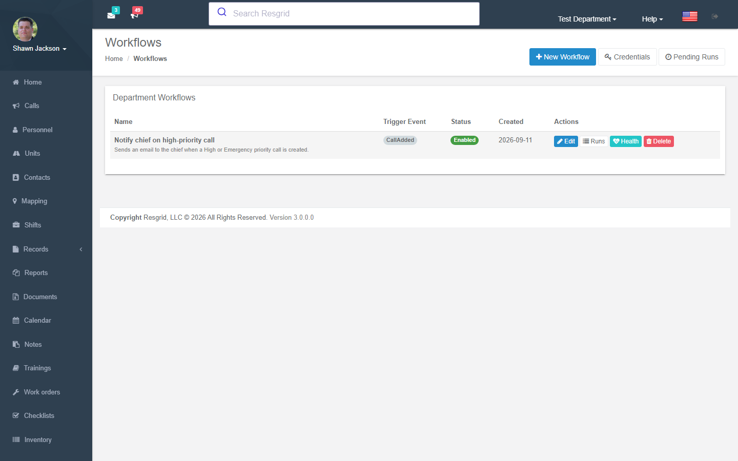 Workflows